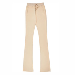 Mens Basic Flared Trousers OEM Manufacturer Stretch <b>Fabric</b> Wide Leg Design Ideal for <b>Retro</b> Streetwear or Casual Outfits - Product Image 4