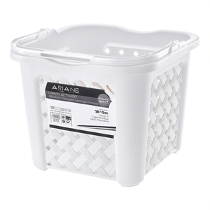 Cesta <b>plastica</b> con manico (38x38x31,5cm) ARIANNA Angora 8065448210 - Product Image 2