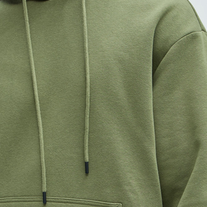 Sweat-shirt à capuche surdimensionné de haute qualité pour hommes logo personnalisé sport vierge toutes tailles couleur unie sweat-shirt à capuche OEM - Product Image 5