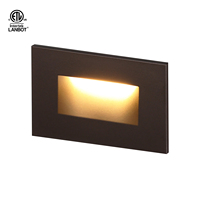 Étape Escaliers Lumière Sol Escalier Etl Led Mini Lampe Lumières ETL 3W Intérieur Escalier Capteur Carré Encastré Mur Escaliers Intérieur Pour