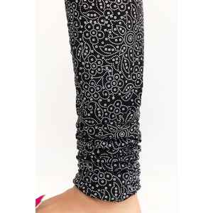 ชุดเดรสสไตล์ปากีสถานแบบอินเดีย ผ้าฝ้ายแคมบริคพิมพ์ลายสีดำ รุ่น TR-21-104 ชูริดาร์ ซัลวาร์ คามีซ และอนารกาลี - Product Image 2