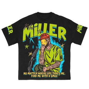 Camisetas de impresión DTF más vendidas del fabricante profesional 100% algodón estilo informal de ajuste suelto 180 gramos peso de la tela - Product Image 6