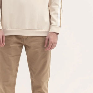 Sudaderas ajustadas para hombre, ropa informal con tiras, tela cómoda transpirable, forro polar, sudaderas elegantes con estampado de logotipo personalizado OEM - Product Image 6