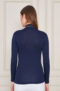 Sous-vêtement body à col roulé et manches longues pour femme - Product Image 4