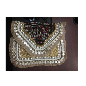 Inde Fabriqué À La Main Pochette Soirée Sac À Bandoulière Géométrique Perlé Conception En Gros De Guru Kirpa Export House - Product Image 6