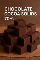 Cacao en poudre pour couverture au chocolat, 70% de matières solides
