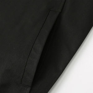 Veste de baseball personnalisée pour homme avec col montant, logo frontal, manches en laine et polyester - Product Image 2