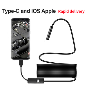 Dearsee Caméra Endoscopique USB 3-en-1 Mini Caméra d'<span class=keywords><strong>Inspection</strong></span> Capteur CMOS Étanche Grand Angle Industrielle <span class=keywords><strong>Android</strong></span> 1 Mètre - Product Image 1