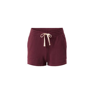 Shorts de survêtement personnalisés pour femmes en molleton français, taille haute, doux, évacuant l'humidité, grande taille, logo personnalisé, service OEM en coton - Product Image 6