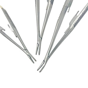 1 Pieza de Pinzas de Castroviejo Profesionales para Implantes Dentales, Cirugía y Ortodoncia, Porta Agujas, Alicates Manuales, Herramientas de Odontología - Product Image 4