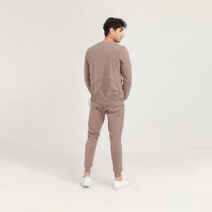Vente en gros de survêtements deux pièces personnalisés pour hommes 100% en molleton de coton - Product Image 3