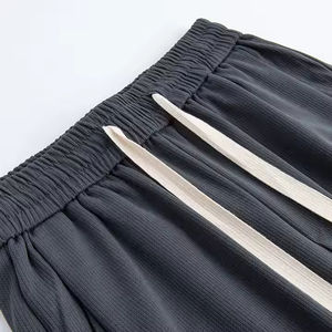 Pantalons décontractés élastiques en soie de glace pour hommes pantalons de survêtement respirants d'été pantalons de sport pantalons pour hommes - Product Image 3