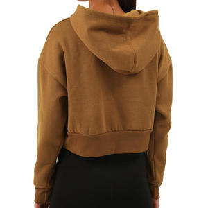 Sudadera Corta de Punto con Hombros Caídos, Estilo Casual Urbano, Transpirable y Ecológica para Mujer - Product Image 2