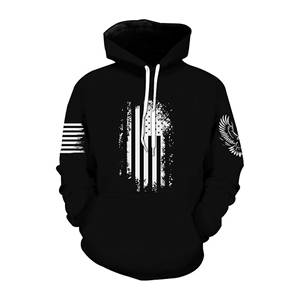 Sweat-shirt à capuche surdimensionné imprimé streetwear unisexe en molleton épais pour l'hiver, service OEM disponible - Product Image 4