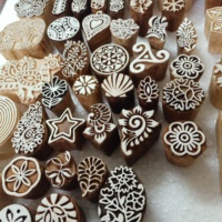 Blocs d'impression au henné en bois sur mesure disponibles dans un large assortiment de tailles sur mesure idéales pour la revente