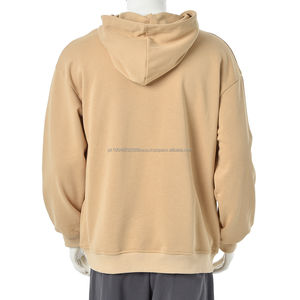 Sweat à capuche pour homme en coton français de haute qualité, personnalisé, surdimensionné, en molleton épais, à épaules tombantes, vêtements à capuche, impression 3D - Product Image 2