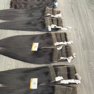 Extensiones de Cabello Remy Virgen Vietnamita 100% Pre-arrancadas HD para Cierre, Onda Profunda Suelta, 8-32 Pulgadas, 100 g - Product Image 1