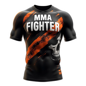 Customized MMA <b>Rash</b> <b>Guard</b> Designed for Comfort with Full Short Sleeves and Breathable Performance kimono de jiu jitsu 100% - Product Image 1