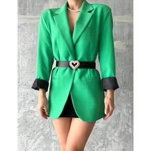 Cinturón Formal de Aleación para Mujer con Hebilla de Corazón de Perlas - Product Image 1