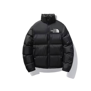 Chaqueta Acolchada con Estampado Gráfico para Hombre, Diseño de Retrato Estético, Chaqueta de Invierno Acolchada con Cuello Alto, Ropa de Calle - Product Image 1