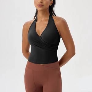 Top Deportivo de Yoga sin Mangas, Transpirable y Personalizado, para Mujer, Top Corto para Fitness, Running, Ejercicio, Ropa Deportiva - Product Image 6