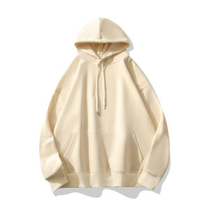 Vente en gros de commandes en gros personnalisées OEM ODM pulls à capuche vierges sweats à capuche en coton de couleur unie pour hommes sweat à capuche de printemps et d'automne - Product Image 1