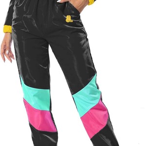 Conjunto de chándal con cremallera de bloque de Color de algodón 100% de alta calidad para mujer, ropa de calle de invierno transpirable, chándal con logotipo frontal, cierre 2 en 1 - Product Image 5