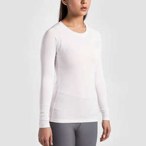 เสื้อแรชการ์ดผู้หญิง คุณภาพดีเยี่ยม เนื้อผ้าระบายอากาศได้ดี พิมพ์ลายแบบซับลิเมชั่นตามสั่ง แห้งเร็ว เป็นมิตรกับสิ่งแวดล้อม แขนยาว น้ำหนัก 220 กรัม ไซส์ผู้ใหญ่ - Product Image 6