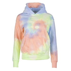 New Fashion Light color <b>tye</b> <b>dye</b> Loose hood style and loose fit best for winter Thick Cotton <b>Hoodie</b> for Man 2026 OEM ODM - Product Image 4