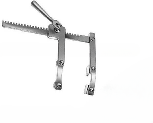 Rétracteur sternale Morse Favaloro, 4 lames mobiles, 17 x 22 mm, écartement de 160 mm, acier inoxydable de qualité supérieure, instruments chirurgicaux - Product Image 3