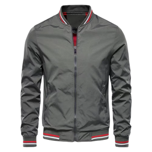 เสื้อแจ็กเก็ตบอมเบอร์สำหรับผู้ชายผ้าแคนวาส/ผ้าฝ้ายระบายอากาศได้ดีสำหรับฤดูใบไม้ผลิ2025 - Product Image 5