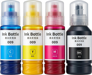 Bouteille d'encre pigmentée de recharge Premium 009 T009 compatible avec les imprimantes Epson EcoTank Pro ET5800 ET5850 ET5880 ET16600 ET16650 L15158 - Product Image 1