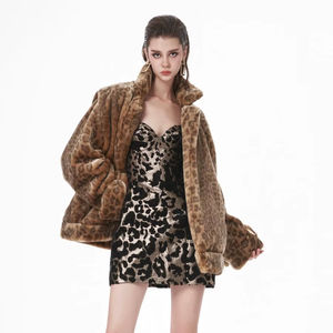 Abrigo de invierno de piel gruesa Savannah Ja-guar Fur Jacket Faux Fur Coat de ENZO & LEO Local Brand Vietnam - Product Image 1