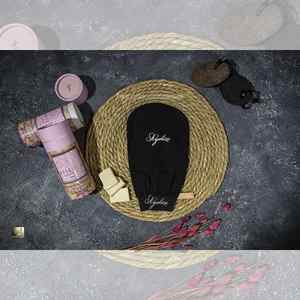 Gants de bain en nylon à texture grossière de vente chaude gant de récurage exfoliant pour le nettoyage en profondeur élimine la peau sèche et rugueuse Spa douche - Product Image 2