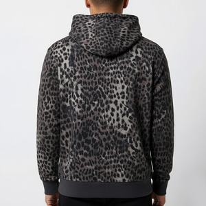 Sudaderas con Capucha Personalizadas con Tu Propio Logotipo para Hombre, Ropa Casual, Diseño Personalizado de Primera Calidad, Sudaderas con Capucha con Estampado de Leopardo para Hombre - Product Image 2