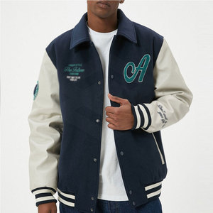 Chaqueta Casual de Invierno para Hombre, Estilo Letterman, Cuello Alto, Transpirable, Calidad Premium, Personalizable, Precio al por Mayor, Hecho en Pakistán - Product Image 1