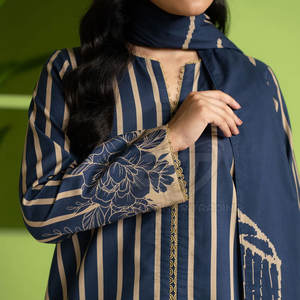 Conjunto Étnico de Kameez Shalwar Pakistaní de Algodón Suave, Listo para Usar, Traje Salwar Pakistaní para Uso Diario - Product Image 6