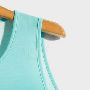 OEM hombres verano liso en blanco algodón chaleco camiseta sin mangas gimnasio ropa culturismo hombres camiseta sin mangas para la venta - Product Image 5