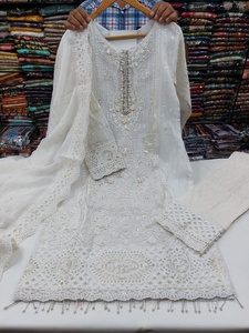 ชุดเดรสซัลวาร์ คามีซผ้าไหมคอตตอนลินินซาตินเย็บติดกัน 3 ชิ้นสำหรับผู้หญิง ขายดีที่สุดประจำปี 2022 คุณภาพสูง สไตล์ปากีสถานล่าสุด - Product Image 6