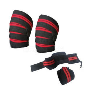 <b>High</b> Quality Wholesale Top Selling Workout Gym <b>Knee</b> Wrap Hot Sale OEM Service Fitness Weightlifting <b>Knee</b> Wrap - Product Image 2