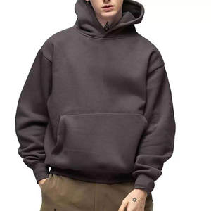 Vente en gros de sweats à capuche surdimensionnés de couleur unie pour hommes de haute qualité sweats à capuche personnalisés de haute qualité en coton pour hommes - Product Image 3