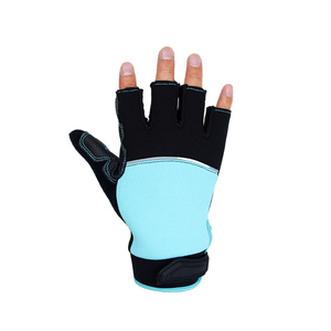 2025 tamaño personalizado duradero cómodo montar en bicicleta guantes de medio dedo antideslizante transpirable invierno estilo Casual patrón de logotipo frontal - Product Image 3