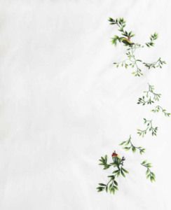 Juegos de Cama de Satén de Algodón Bordados a Mano Personalizados con Diseño de Jardín, 100% Algodón, Funda Nórdica y Fundas de Almohada para Hogar, Hotel, Boda - Product Image 4