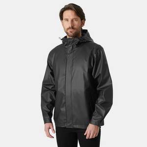 Échantillon de fabrication Veste de survêtement coupe-vent imperméable personnalisée Veste de pluie coupe-vent à glissière complète de haute qualité pour hommes - Product Image 3