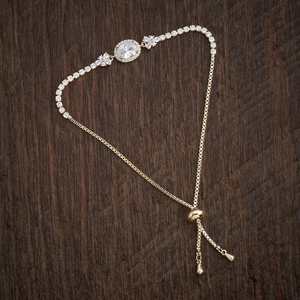 Bracelet en cristal de zircon 183906, élégants bracelets pour femmes - Product Image 1