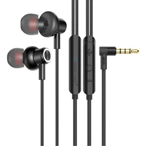 Somic Tone TN40 Fones de ouvido com fio de metal, fones de ouvido Hi-Fi estéreo tipo C para Smartphone, preço de fábrica