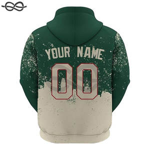 Sweat-shirt à capuche personnalisé Hockey City Fans de hockey Vêtements de sport personnalisés Hommes Femmes Cadeau pour jeunes Amoureux du hockey - Product Image 2