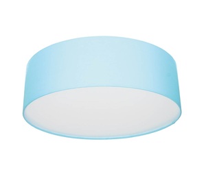 Gemena <b>ceiling</b> <b>light</b>, <b>light</b> blue fabric, 2xE27 60W IP20 40cm. (GSC 203600003) - Product Image 1