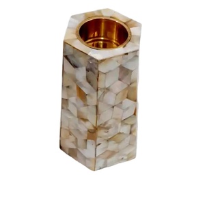 ล่าสุดไม้ bakhoor เตา mubkhar เชิงเทียนแม่มุกฝังของตกแต่งบ้านสำหรับฤดูรอมฎอนกลิ่นหอมของต้นสน - Product Image 1