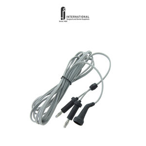 Venta caliente de alta calidad reutilizable Europeo Americano pinzas bipolares base superior de instrumentos quirúrgicos con cable de silicona - Product Image 1